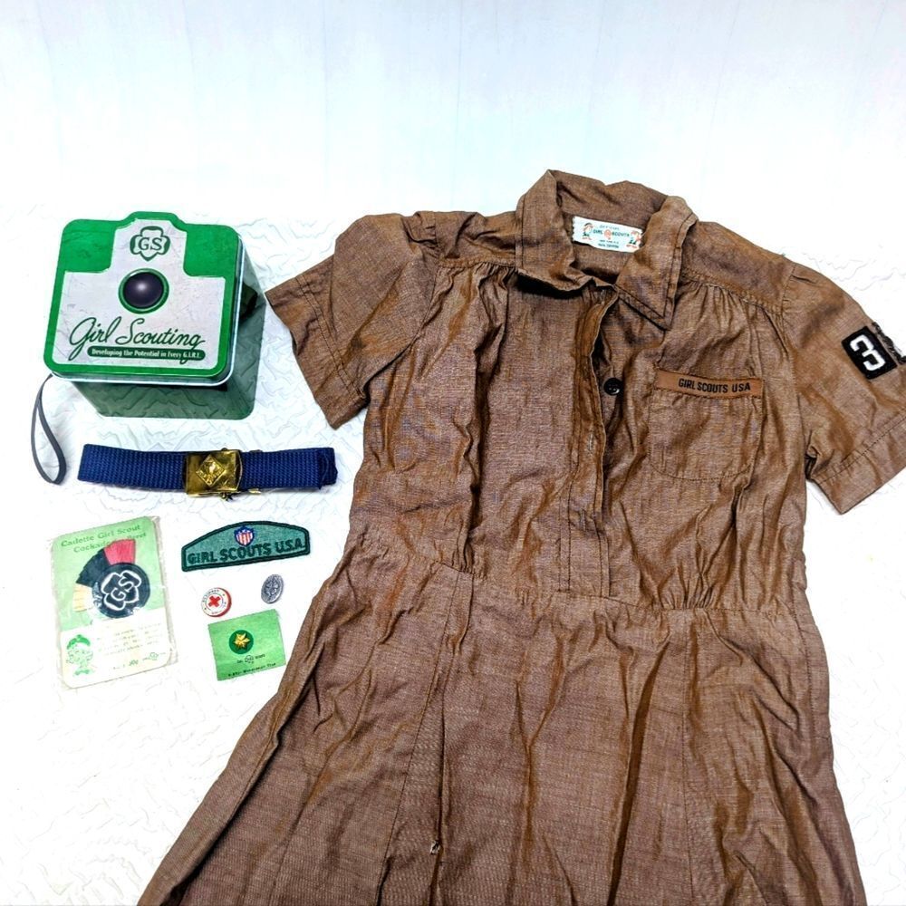 Vintage Brownie Girl Scout Dress & More